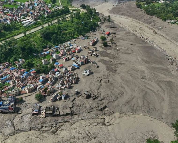 Balanço de inundações no Nepal sobe...