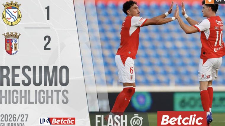 Braga deu a volta ao Alverca com bis de Pau Victor. Assista ao resumo I Liga