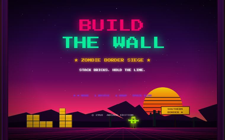 Tetris ameaça processar a Casa Branca por causa do videojogo “Construa o Muro”