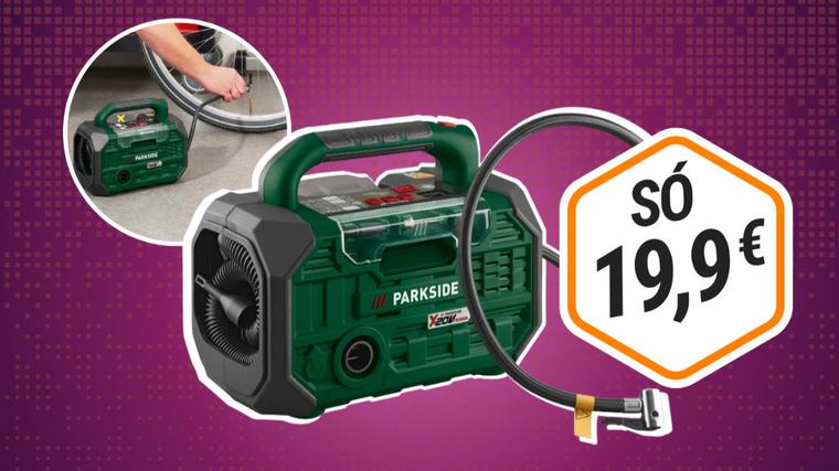 Lidl lança compressor de ar da PARKSIDE por apenas 19,99 euros