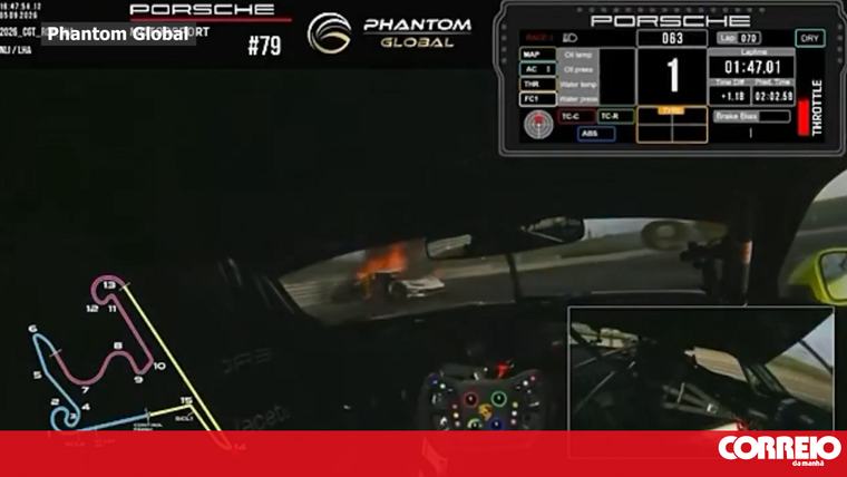 Piloto abandona corrida para salvar rival preso em Ferrari em chamas na China