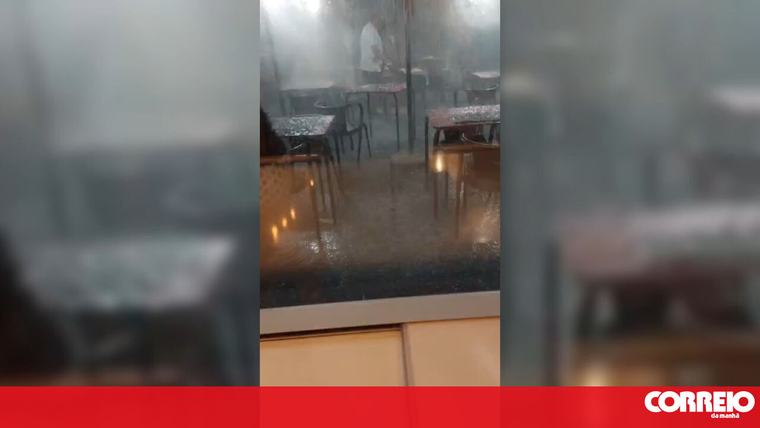 Chuva, vento e granizo: "Fenómeno meteorológico extremo" causa estragos em Albergaria-a-Velha e Oliveira de Azeméis