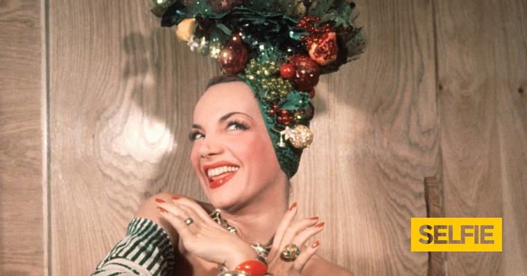 Imagens surpreendentes: revelado como era o cabelo (escondido) de Carmen Miranda!